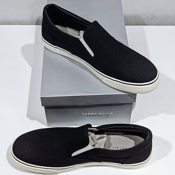 ‎BNWT!!!!Perry Ellis CANVAS DECK SLIP ON SNEAKER main image 6